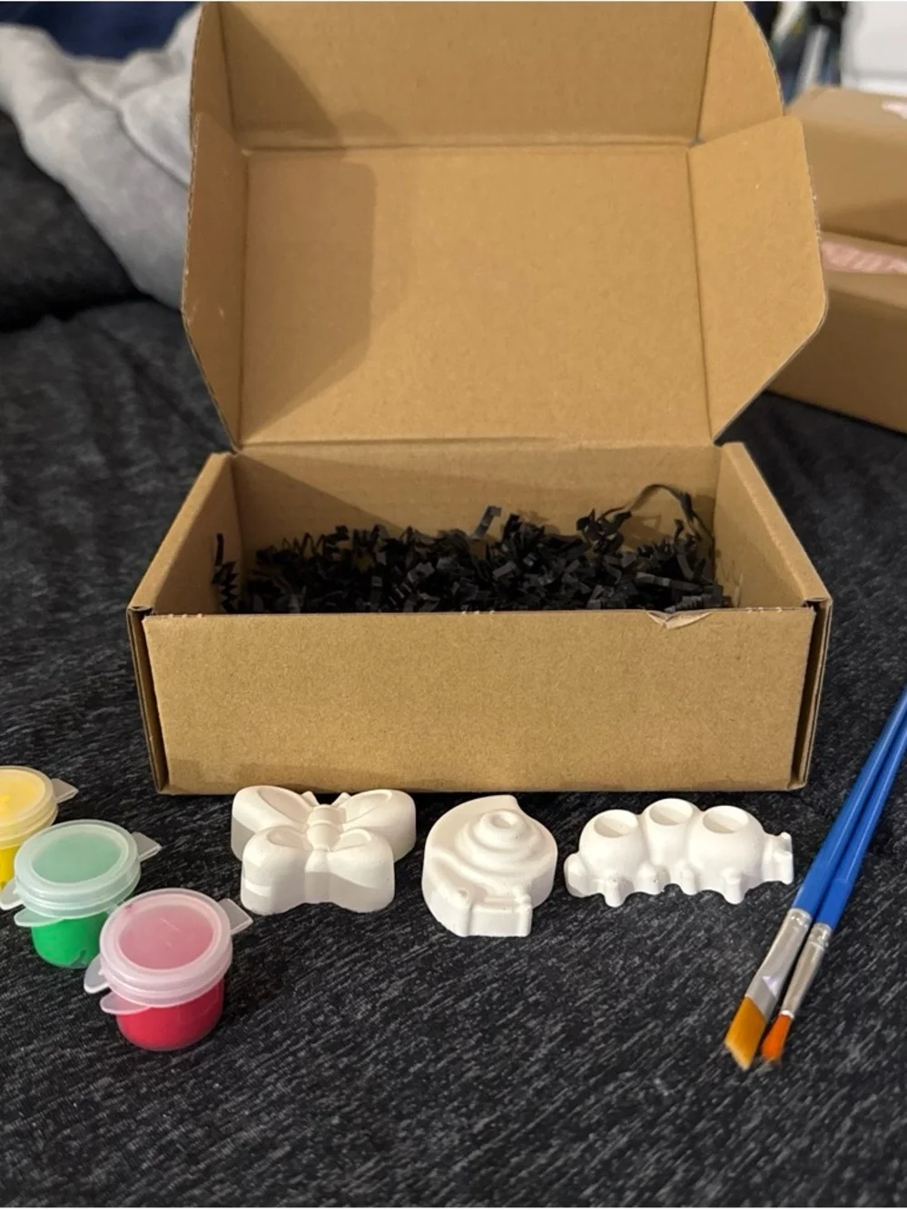 White Ceramic paint yourself Set - Home Accents